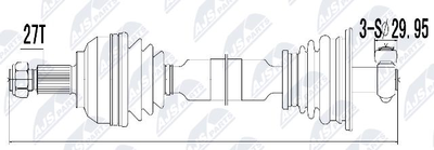 NPWRE003 NTY Приводной вал