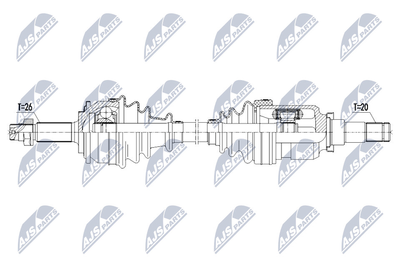 NPWTY119 NTY Приводной вал