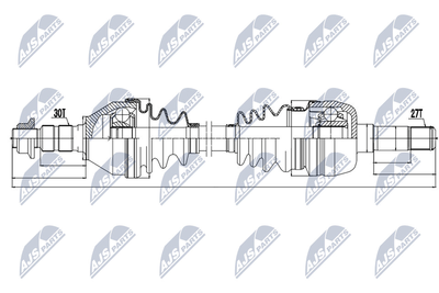 NPWPL043 NTY Приводной вал
