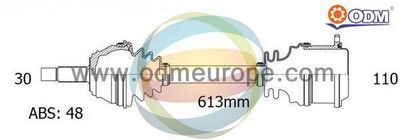 18341171 Multiparts Приводной вал