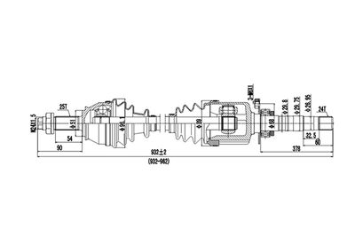 DDS217019 DYNAMATRIX Приводной вал