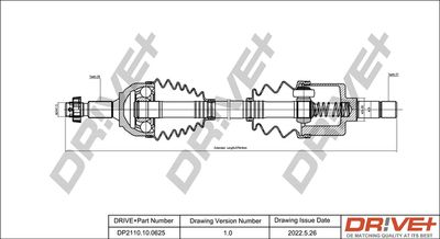 DP2110100625 Dr!ve+ Приводной вал