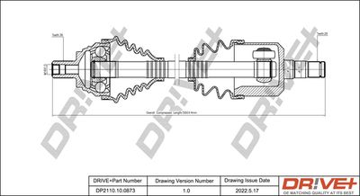 DP2110100873 Dr!ve+ Приводной вал