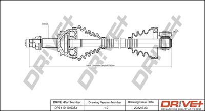 DP2110100333 Dr!ve+ Приводной вал