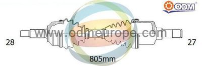 18342480 Multiparts Приводной вал