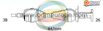 18216210 Multiparts Приводной вал