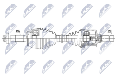 NPWFT037 NTY Приводной вал
