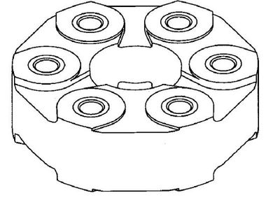 00221251 TEDGUM Амортизатор, карданный вал