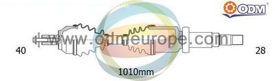 18152360 Multiparts Приводной вал