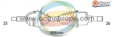 18292590 Multiparts Приводной вал