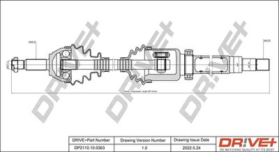 DP2110100363 Dr!ve+ Приводной вал