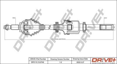 DP2110100746 Dr!ve+ Приводной вал