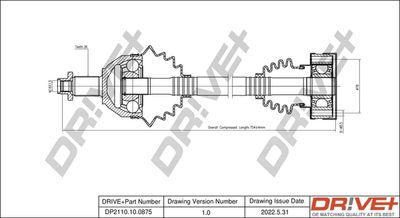 DP2110100875 Dr!ve+ Приводной вал