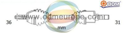 18151860 Multiparts Приводной вал