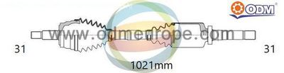 18052670 Multiparts Приводной вал