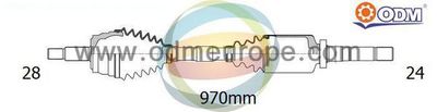 18166020 Multiparts Приводной вал