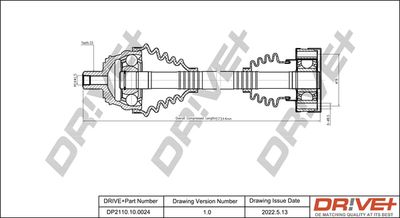 DP2110100024 Dr!ve+ Приводной вал