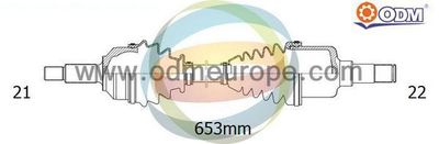 18161860 Multiparts Приводной вал