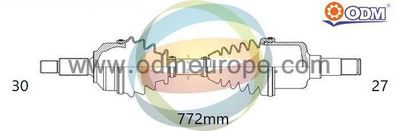 18341600 Multiparts Приводной вал