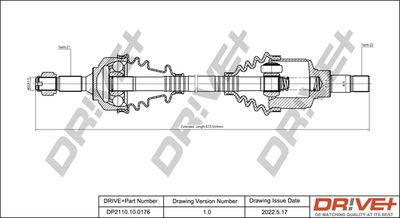 DP2110100176 Dr!ve+ Приводной вал