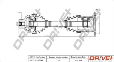 DP2110100049 Dr!ve+ Приводной вал