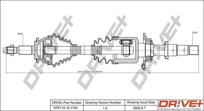 DP2110101744 Dr!ve+ Приводной вал