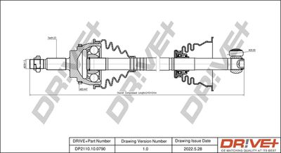 DP2110100790 Dr!ve+ Приводной вал