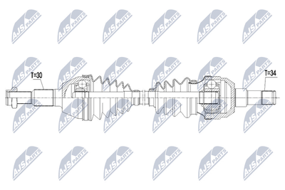 NPWPL085 NTY Приводной вал