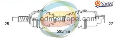 18042640 Multiparts Приводной вал