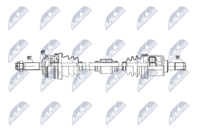 NPWHY605 NTY Приводной вал