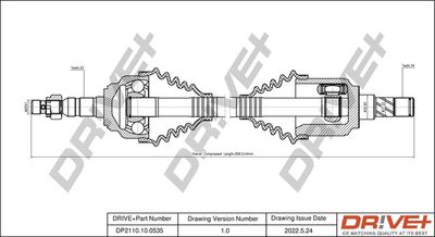 DP2110100535 Dr!ve+ Приводной вал