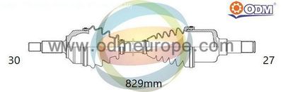 18342600 Multiparts Приводной вал