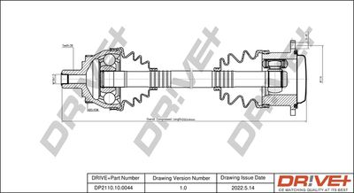 DP2110100044 Dr!ve+ Приводной вал