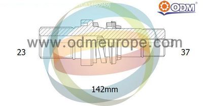 16210160 Multiparts Полуосевой вал, дифференциал