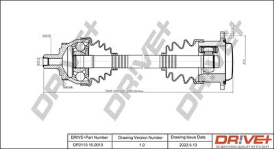 DP2110100013 Dr!ve+ Приводной вал