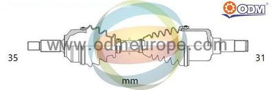 18351430 Multiparts Приводной вал