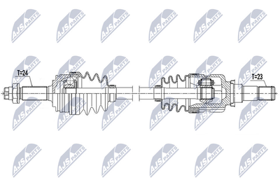 NPWTY127 NTY Приводной вал
