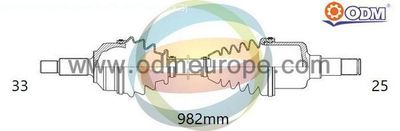 18232700 Multiparts Приводной вал