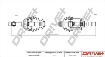 DP2110100552 Dr!ve+ Приводной вал