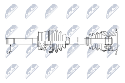 NPWNS086 NTY Приводной вал