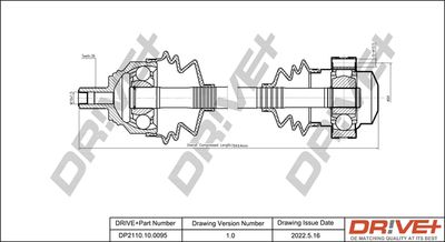 DP2110100095 Dr!ve+ Приводной вал