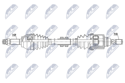 NPWNS144 NTY Приводной вал