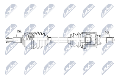 NPWRE077 NTY Приводной вал
