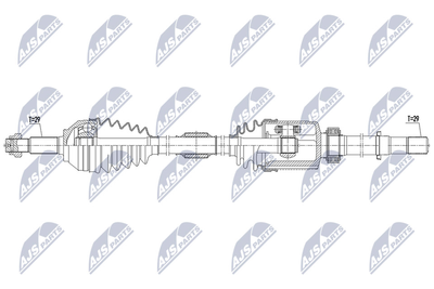 NPWNS130 NTY Приводной вал