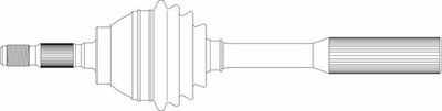 CI3007 GENERAL RICAMBI Приводной вал