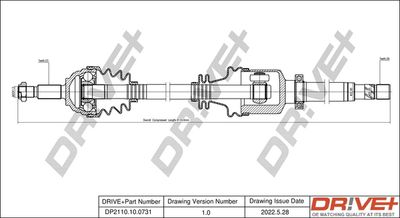 DP2110100731 Dr!ve+ Приводной вал
