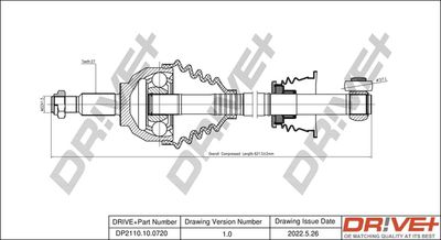 DP2110100720 Dr!ve+ Приводной вал
