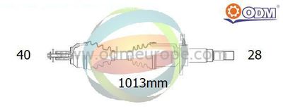 18152700 Multiparts Приводной вал