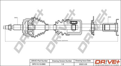 DP2110100965 Dr!ve+ Приводной вал