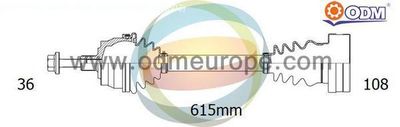 18216390 Multiparts Приводной вал